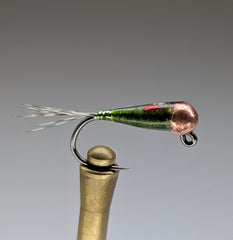 BUCK SHOT PERDIGON (COPPER BEAD - OLIVE) *TUNGSTEN*
