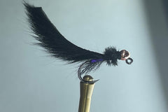 SQUIRRELLY LEECH (BLACK) *TUNGSTEN*