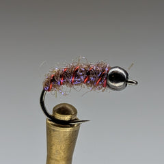 PURPLE WEIGHT FLY  (BLACK BEAD) *TUNGSTEN*