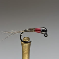 QUILLED PERDIGON (BLACK BEAD - OLIVE). *TUNGSTEN*