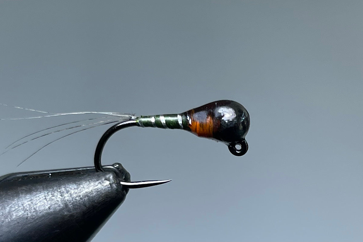 ORANGE COLLAR PERDIGON (OLIVE) *TUNGSTEN*