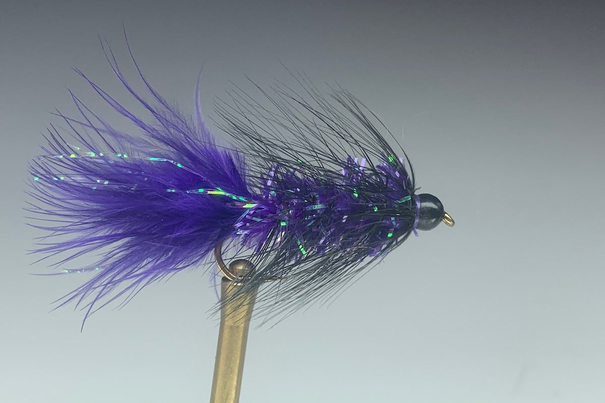 BLACK HEAD BUGGER (PURPLE) *TUNGSTEN*