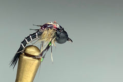 CURVED ZEBRA NYPMH (SILVER STRIPED) *TUNGSTEN*