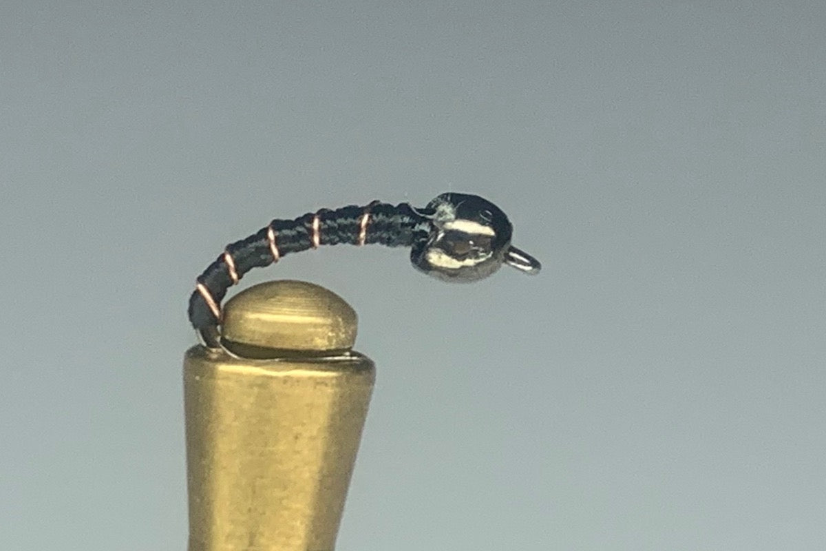 ZEBRA MIDGE - BH (BLACK/GOLD RIB) *TUNGSTEN*