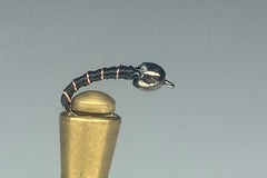ZEBRA MIDGE - BH (BLACK/GOLD RIB) *TUNGSTEN*