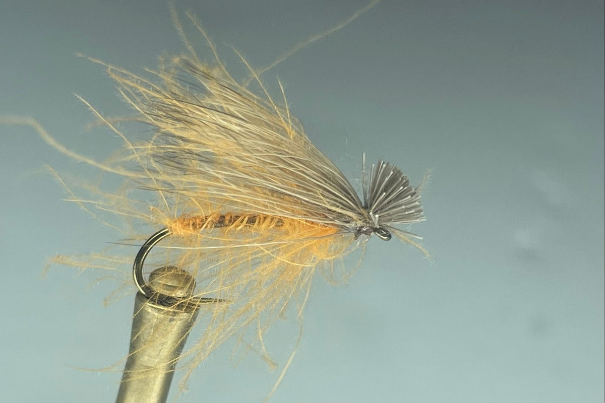 CDC ELK HAIR CADDIS (ORANGE)