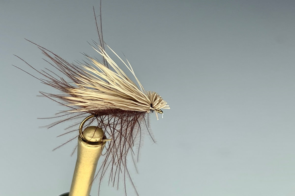 CDC ELK HAIR CADDIS (MAHOGANY)