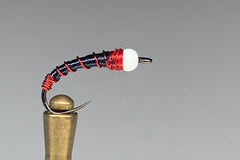 SNOWCONE CHIRONOMID (BLACK/RED WIRE) *TUNGSTEN*
